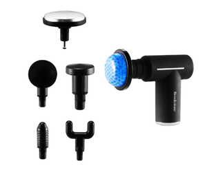 lot 701 image: Brookstone Cordless Hot and Cold Percussion Deep Tissue Massager Gun