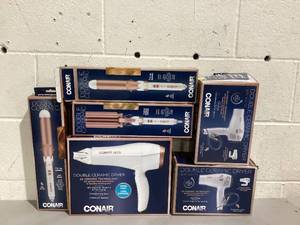 lot 604 image: LOT OF Conair Hair Acessories