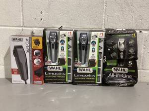 lot 605 image: LOT OF 4 Wahl Clippers