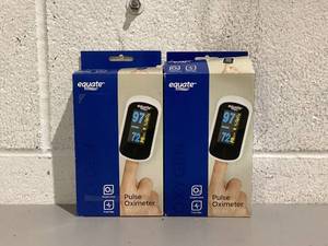 lot 722 image: LOT OF 2 Equate Pulse Oximeter