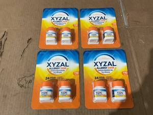 lot 315 image: LOT OF 4 Xyzal Allergy 24HR