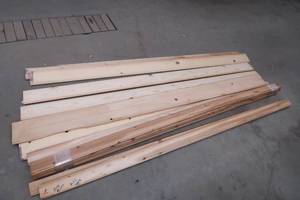 lot 51 image: RANDOM TOUNGE AND GROOVE WOOD PLANKS