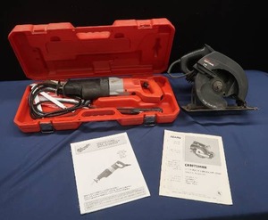 lot 65 image: MILWAUKEE ORBITAL SUPER SAWZALL AND CRAFTSMAN CIRCULAR SAW
