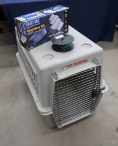 lot 83 image: DOG KENNEL, SMART DOG WIRE BOUNDARY KIT, POLYETHLENE BURIAL WIRE