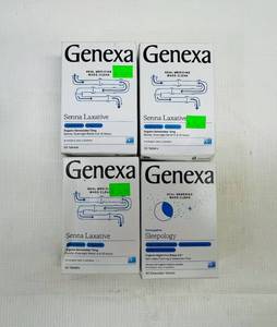 lot 38 image: 3x Genexa Senna Laxative & 1 Sleepology