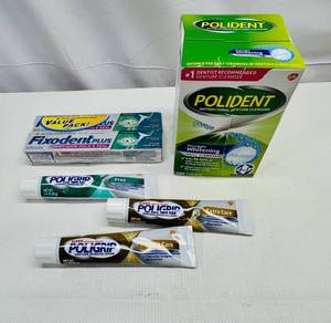 lot 42 image: Variety of Polident Products