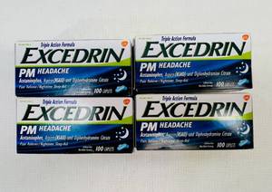 lot 45 image: 4x Excederin PM Headache