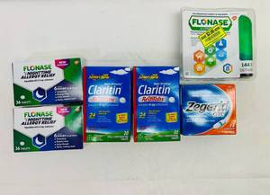 lot 47 image: Variety of Allergy Medications