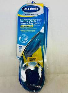 lot 65 image: Dr Scholls Memory Fit Massaging Gel Insoles Size 8-14