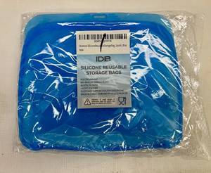 lot 71 image: 3 pack Dorence Reusable Silcone Storage Bags