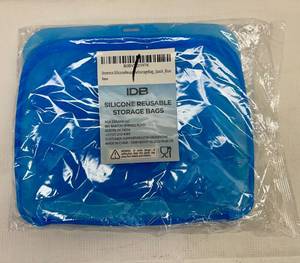 lot 72 image: 3 pack Dorence Reusable Silcone Storage Bags