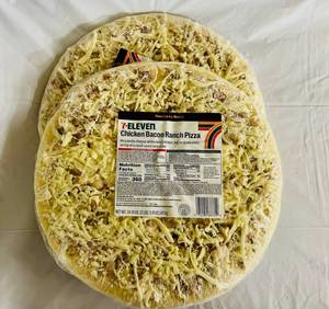 lot 111 image: 2x 34.41oz 7-Eleven Chicken Bacon Ranch Frozen Pizza
