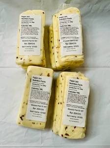 lot 128 image: 4x Wisconsin Pepper Jack Cheese-avg wt 1.00lb 122025