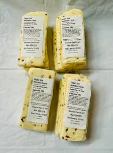 lot 129 image: 4x Wisconsin Pepper Jack Cheese-avg wt 1.00lb 122025