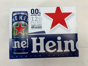 lot 153 image: 12 pack Slim Cans Heineken Non Alcholic Beer
