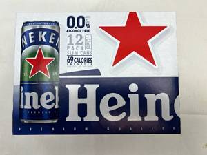 lot 155 image: 12 pack Slim Cans Heineken Non Alcholic Beer