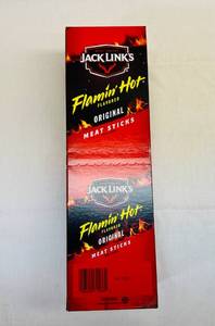 lot 174 image: 20x 0.92oz pkgs Jacks Links Flamin Hot