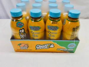 lot 212 image: 12x 16.9oz Ghost Hydration-Orange Squeeze