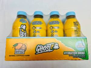 lot 213 image: 12x 16.9oz Ghost Hydration-Orange Squeeze