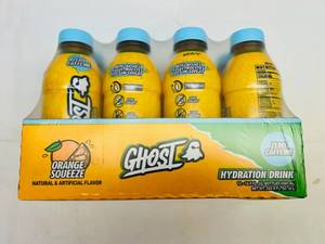 lot 215 image: 12x 16.9oz Ghost Hydration-Orange Squeeze