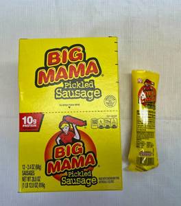 lot 224 image: 12x 2.4oz Big Mama Pickled Sausages