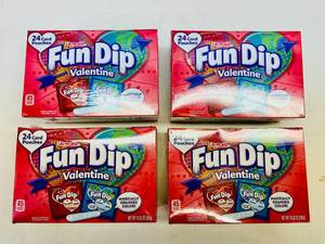 lot 235 image: 4x 24 Fun Dip Valentines