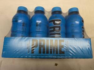 lot 418 image: MM. 12x 16.9oz Prime Hydration-Blue Raspberry
