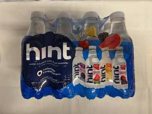 lot 300 image: MM. 12x 16oz Hint Water-Assorted 4 Flavors
