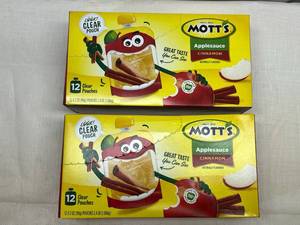 lot 362 image: 2x12 3.2oz pouches Motts Applesauce-cinnnamon