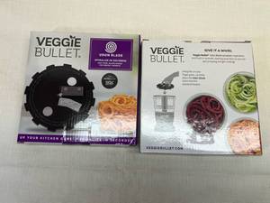 lot 408 image: Veggie Bullet Udon Blade Spiralizes Vegetables