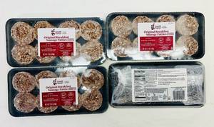 lot 269 image: D. 4x 12oz Original Sausage Patties-Good & Gather