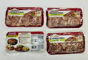 lot 280 image: B. 4x 10oz Johnsville Sausaage Strips-Jalapeno