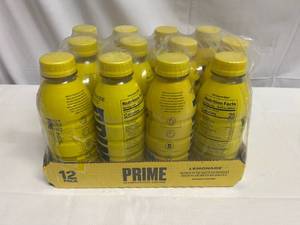 lot 436 image: MM. 12x 16.9oz Prime Hydration-Lemonade