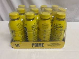 lot 438 image: MM. 12x 16.9oz Prime Hydration-Lemonade