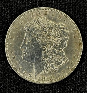 lot 10 image: 1896-P Morgan Silver Dollar VFF