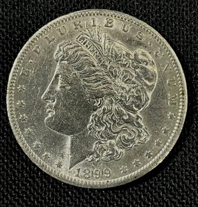 lot 12 image: 1899-O Morgan Silver Dollar AU