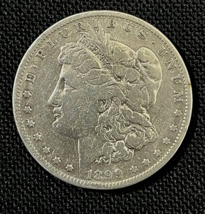 lot 13 image: 1899-S Morgan Silver Dollar VG