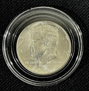 lot 44 image: 1964 Kennedy Half Dollar (90% Silver) MS