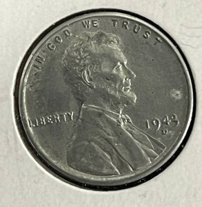 lot 50 image: 1943-D Steel Penny in Excellent Condition
