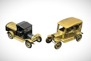 lot 63 image: One Brass Cast Toy Car and One Liberty Classic 1916 Studebaker Scale Edition