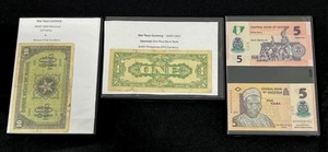 lot 66 image: Set of Three Different Foreign Currencies