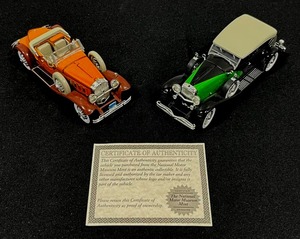 lot 67 image: Two Vintage 1930s-type Diecast Model Cars (Duesenberg and Packard)