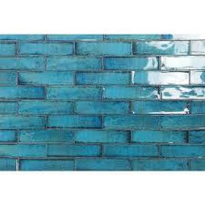 48 Boxes of Ivy Hill Tile Moze Blue 3 in. x 12 in. 9 mm Ceramic Wall Tile (22-piece 5.38 sq. ft./ Box)   Customer Returns See Pictures
