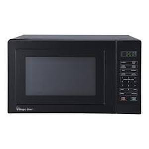 lot 36 image: Magic Chef 17.3 in. W, 0.7 cu. ft. Countertop Microwave in Black with 700-Watt Cooking Power Customer Returns See Pictures