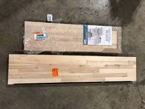 lot 25 image: Lot of Assorted Floating Shelves Various Models and Conditions Customer Returns See Pictures
