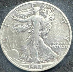 lot 20 image: 1944 Walking Liberty Half Dollar