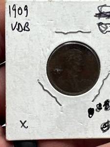 lot 38 image: 1909-VDB Penny