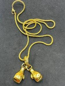 lot 45 image: Boxing Gloves Necklace
