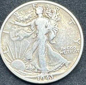 lot 46 image: 1943 Walking Liberty Half Dollar