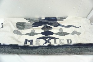 lot 95 image: Mexico Blanket with bird (sofa throw)